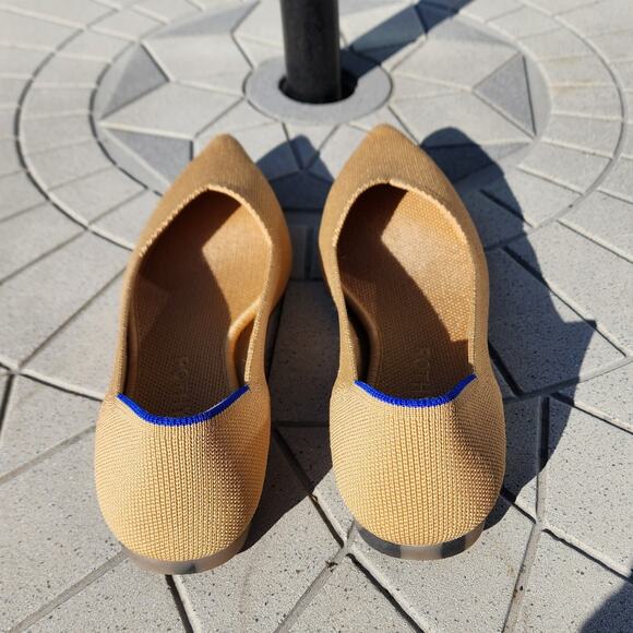 Rothy's The Point Amber Knit Ballet Flats 8 - Picture 5 of 14